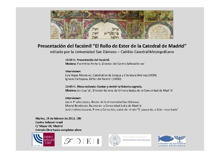 Invitaci�n martes, 19 de febrero de 2013, 19h