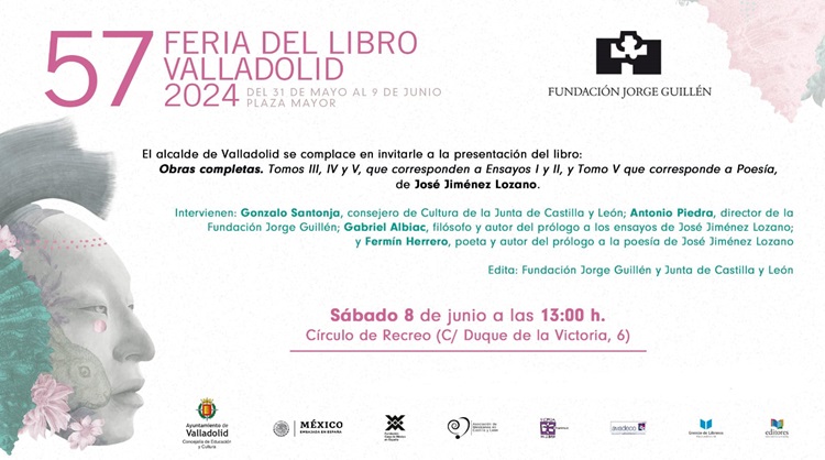 Cartel Feria del Libro de Valladolid 2024